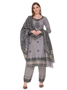 Kidar - Women Unstitched Acrylic Winter Wear Suit (Set of 3)