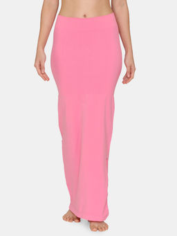Zivame - High Compression Slit Mermaid Saree Shapewear - Pink