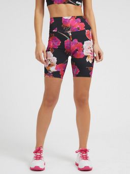 Guess - Women Multi Printed High-Rise Above Knee Sport Shorts
