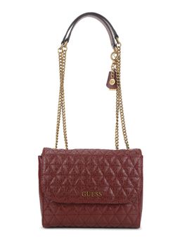 Guess - Wessex Convertible Xbody Flap Maroon Sling And Cross Bags