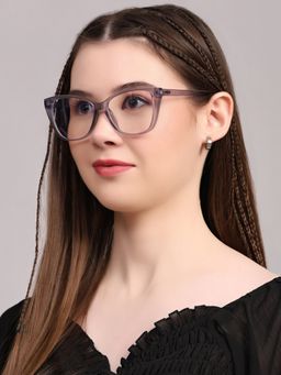 ROYAL SON - Full Rim Grey Eye Protection Spectacles Frame for Women - Sf0093-C2 (42)