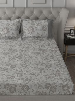 Maspar - Cotton Printed Bed Sheet with 1 Pillow Case (Single)