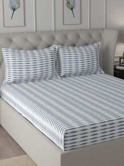 Maspar - Cotton Printed Bed Sheet with 2 Pillow Case (Queen)