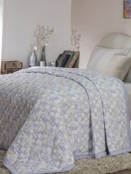 Maspar - Cotton Geometric Print 5 Piece Quilt Bedding Set (Queen)