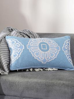 Maspar - Embroidery Polyester Medium Rectangle Cushion Cover