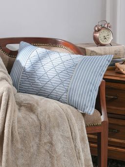 Maspar - Embroidery Polyester Medium Rectangle Cushion Cover