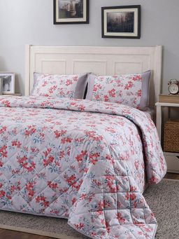 Maspar - Printed Cotton 115 GSM Bed Quilt (Queen)