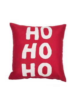 Maspar - Embroidery Cotton Medium Square Cushion Cover (16x16 inches)