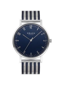 Obaku - Brink Analog Blue Round Dial Men Watch - V248GXCLMK
