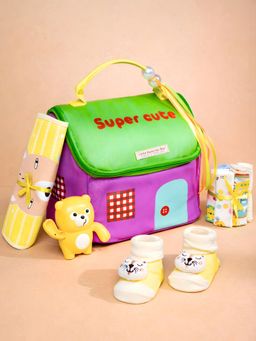 Little Surprise Box - 22Pcs Purple Newborn Baby Hamper Gift Box (0-6 Months)