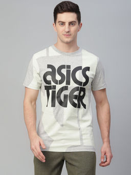 ASICS - Aop Ss Grey Casual T-Shirt