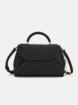 CARPISA ITALIA - Shaila Black Special Women Handbag With Detachable Strap (Small)