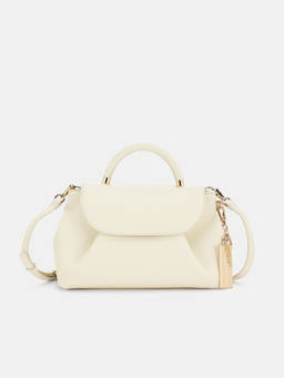 CARPISA ITALIA - Shaila Cream Special Women Handbag With Detachable Strap (Small)