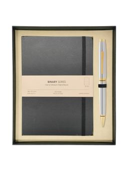 Cross - Coventry Chrome Medallist Ball Point Pen With Note Book