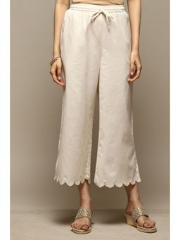 Biba - Natural Cotton Relaxed Palazzo