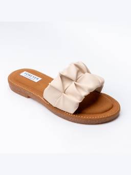 FOREVER SHOE BAZAR - Beige Dragonfly Dash Flats