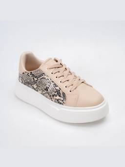 FOREVER SHOE BAZAR - Desert Beige Sneakers