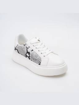 FOREVER SHOE BAZAR - Desert White Sneakers