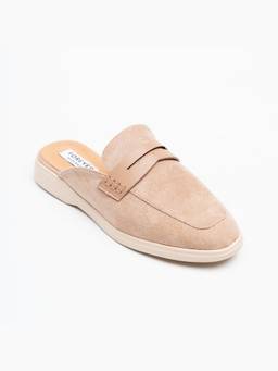 FOREVER SHOE BAZAR - Khaki Astor Penny Mule Loafers
