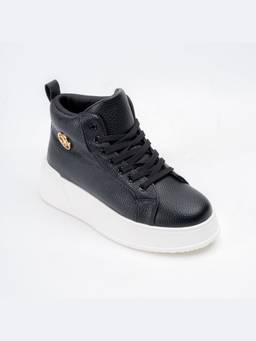 FOREVER SHOE BAZAR - Signature Black Sneakers
