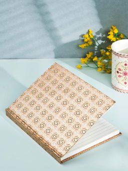 Fabindia - Brown Vrishti Printed Paper Notebook