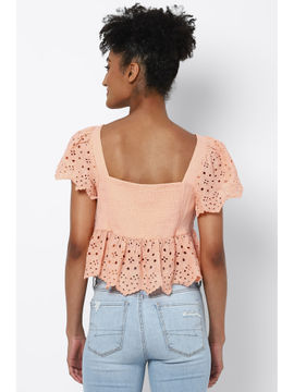 American Eagle Tops : Buy American Eagle Women Orange Ruffle Sleeve  Babydoll Crop Top Online | Nykaa Fashion.