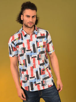 Campus Sutra - Men Printed Stylish Casual Shirts