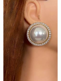 ANANA - White Aylee Earrings
