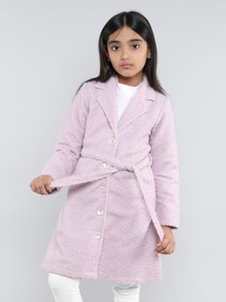Taffy - Lavender Textured Jacket with Belt (Set of 2)
