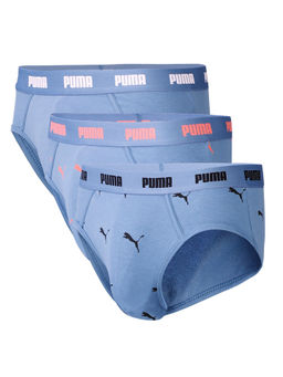 Puma - Stretch Mens Cat Aop Brief (Pack of 3)