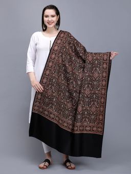 Zamour - Women's Woven Ethnic Woollen Shawl