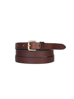Celtic - Premium Brown Leather Belt for Women
