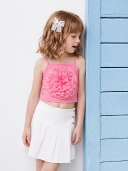 VERO MODA - Girls Pink Strappy Crop Top