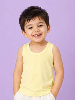 Kidbea - Premium Bamboo Sleeveless Vest For Baby Boys