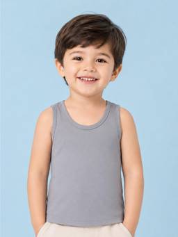 Kidbea - Premium Bamboo Sleeveless Vest For Baby Boys