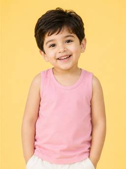 Kidbea - Premium Bamboo Sleeveless Vest For Baby Boys