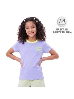 Plan B - Cotton Padded T-shirt For Girls