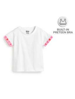 Plan B - Cotton Padded T-shirt For Girls