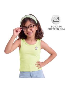Plan B - Cotton Padded Tank Top For Girls
