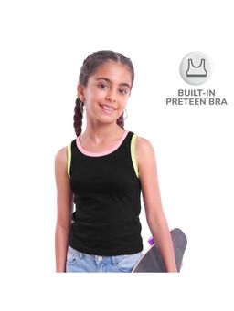 Plan B - Cotton Padded Tank Top For Girls
