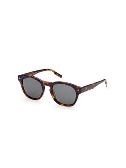 Ermenegildo Zegna - Brown Square Polarised and UV Protection Sunglasses EZ0195 52 52N (52)