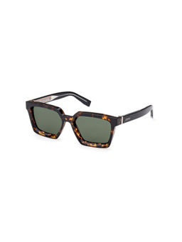 Ermenegildo Zegna - Brown Square Polarised and UV Protection Sunglasses EZ0214 54 54N (54)