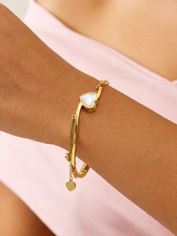 ARTKLIM - Elegant Heart Drop Anti-Tarnish Bracelet