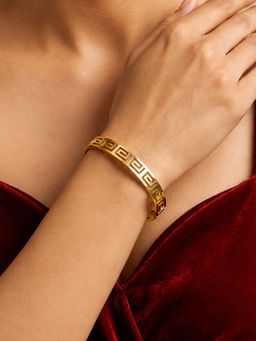 ARTKLIM - Classic Greek Key Anti-Tarnish Bracelet