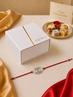 Axora Life - 925 Sterling Silver Best Brother Rakhi For Bhai With Roli-Chawal