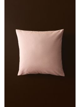 H&M - Pink Cotton Canvas Cushion Cover