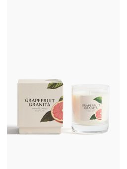 H&M - White Scented Candle In Glass Holder