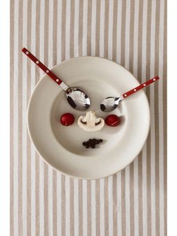 H&M - Beige Linen-Blend Tablecloth