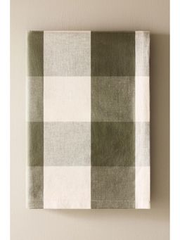 H&M - Green Linen-Blend Tablecloth