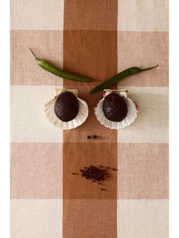 H&M - Orange Linen-Blend Tablecloth